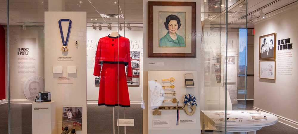 Photo of a display at the LBJ Presidential Library & Museum.