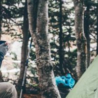 Coffee in the Morning While Camping