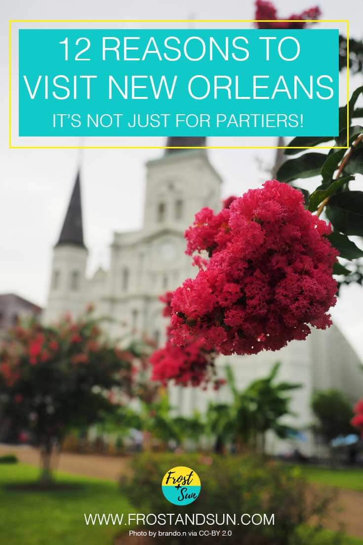 12 reasons to visit New Orleans. It's not just for partiers!