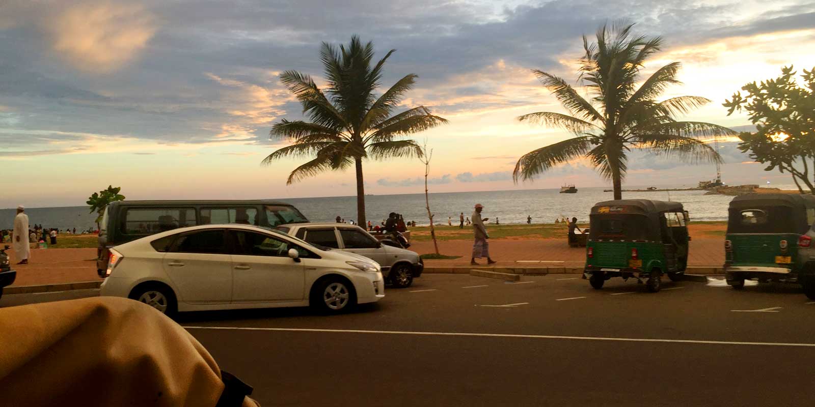 Hire a private car or summon an Uber in Sri Lanka. Or how about an open air tuk tuk? Come on over to this post to learn about how you can get around in Sri Lanka without renting a car.