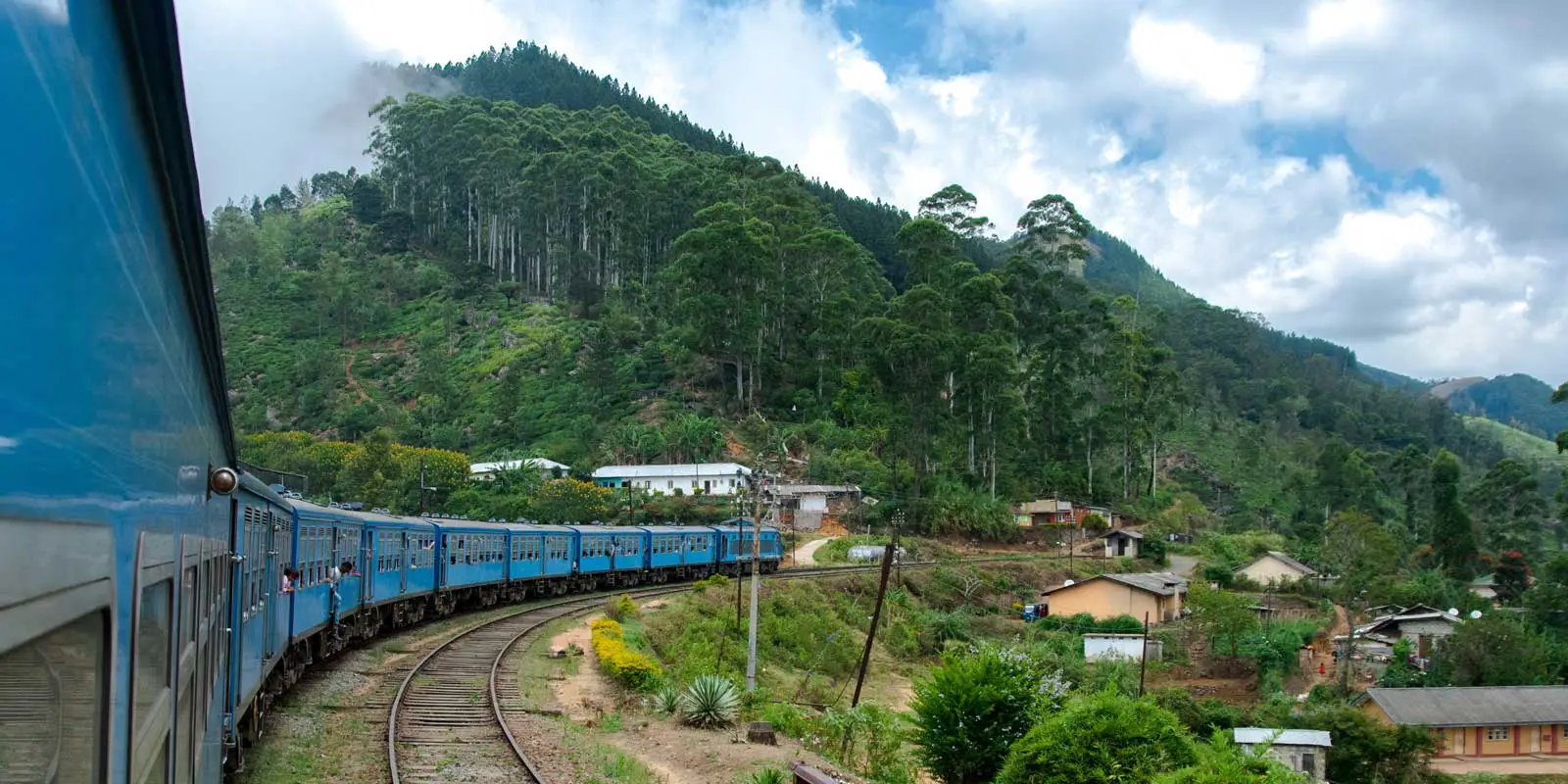 Roll through Sri Lanka via train and see it's pretty countryside. Bonus: Make your friends jealous with a selfie on Sri Lanka's popular blue trains.