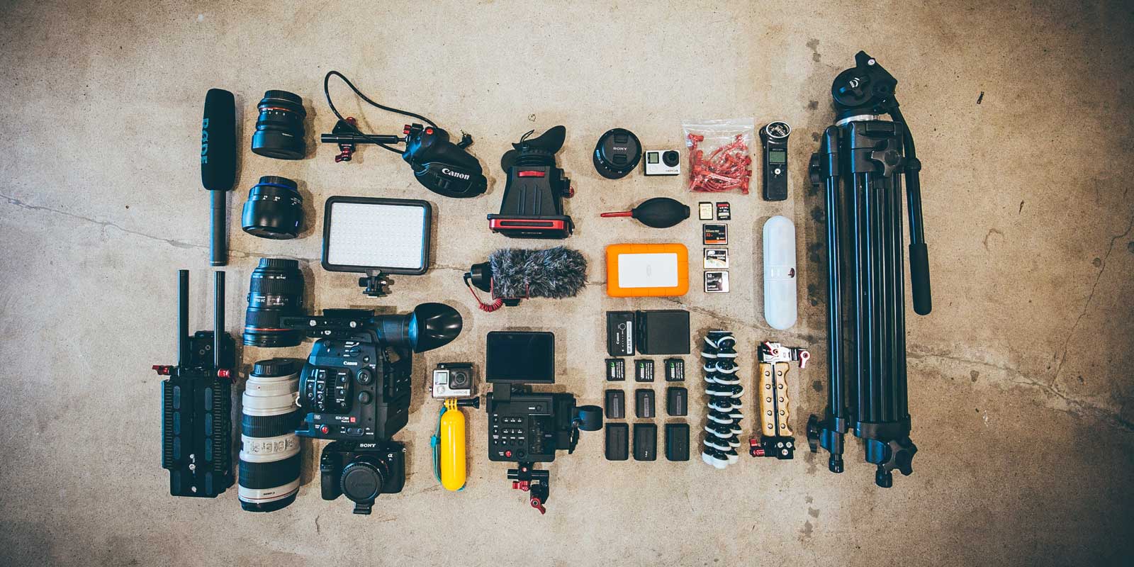 Don't show up to a Disney World park with a photography kit like this. No one needs this much gear for a day at the park. Security will obviously think you're there to get photos and footage for commercial purposes. Check out this post for a quick and easy guide to the camera rules at Disney World.