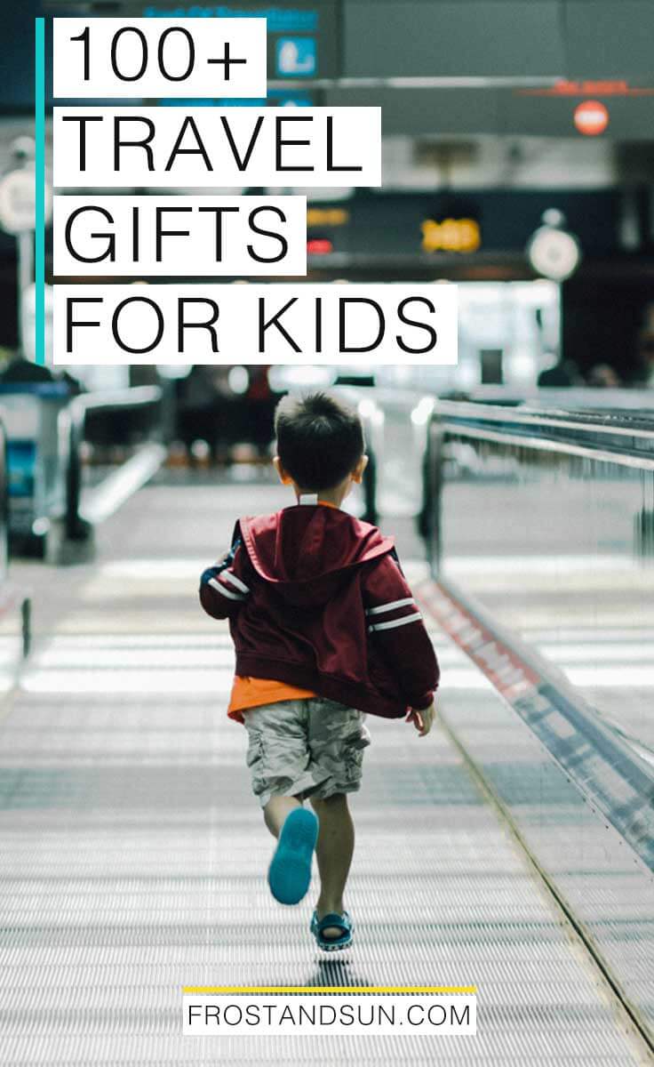 Need a gift idea for Christmas? This super organized guide has over 100 kid-friendly travel gift ideas that you can shop for right from this post. #giftideas #christmas #christmasgifts #giftsforkids
