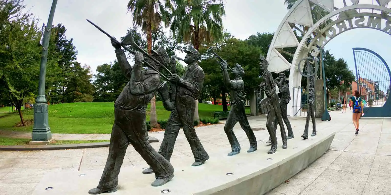 Celebrate the birth of jazz and enjoy the outdoors at Armstrong Park in New Orleans' Treme neighborhood.