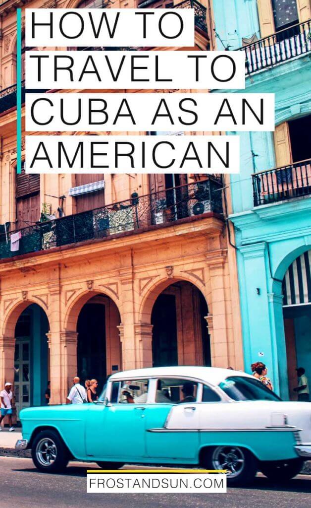 Yes, it is legal to travel to Cuba as an American. There's just a lot of rules for doing so compared to pretty much everywhere else! Here's a guide on how to legally travel to Cuba as an American. #cuba