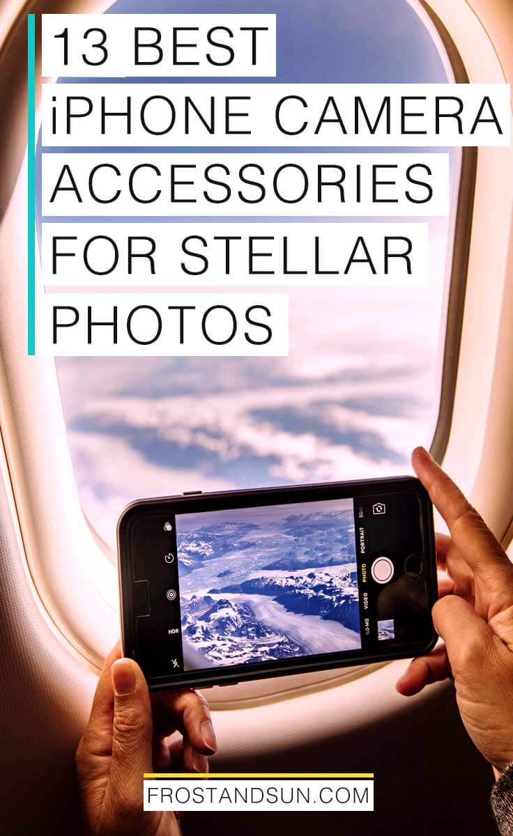 Up your iPhone photography game with these 13 fun iPhone camera accessories. #iphoneonly #travelphotography