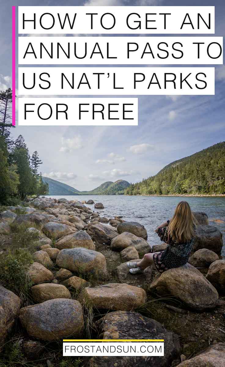 The US has some of the most beautiful natural parks. Learn how you can visit them for FREE in this post. #nps #nationalparks #usa