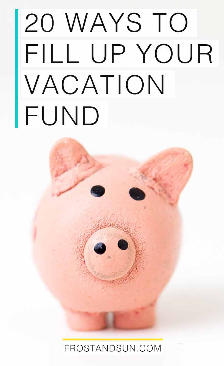 Are you dreaming of a vacation but aren\'t sure how you can afford it? Check out these 20 easy ways to save money for your dream trip. #money #budgettraveltips #personalfinance
