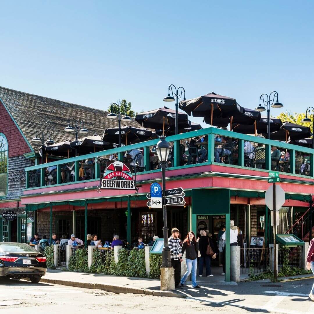 Snapshot of Bar Harbor Beer Works restaurant.