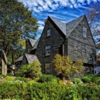 Photo of the House of Seven Gables in Salem, MA.