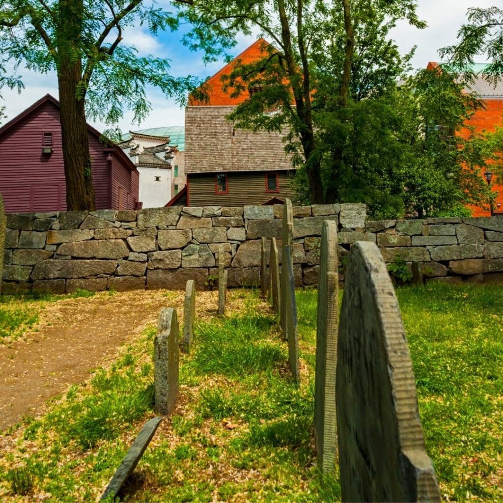 Photo of the Salem Witch Trials Memorial