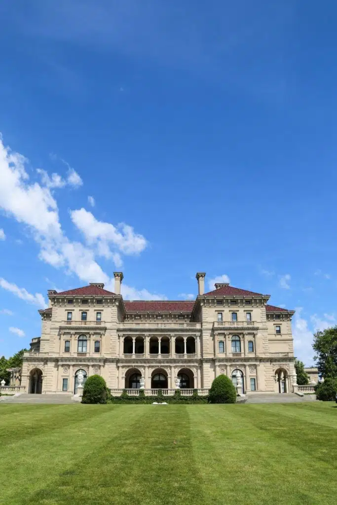 Photo of The Breakers mansion in Newport, Rhode Island.