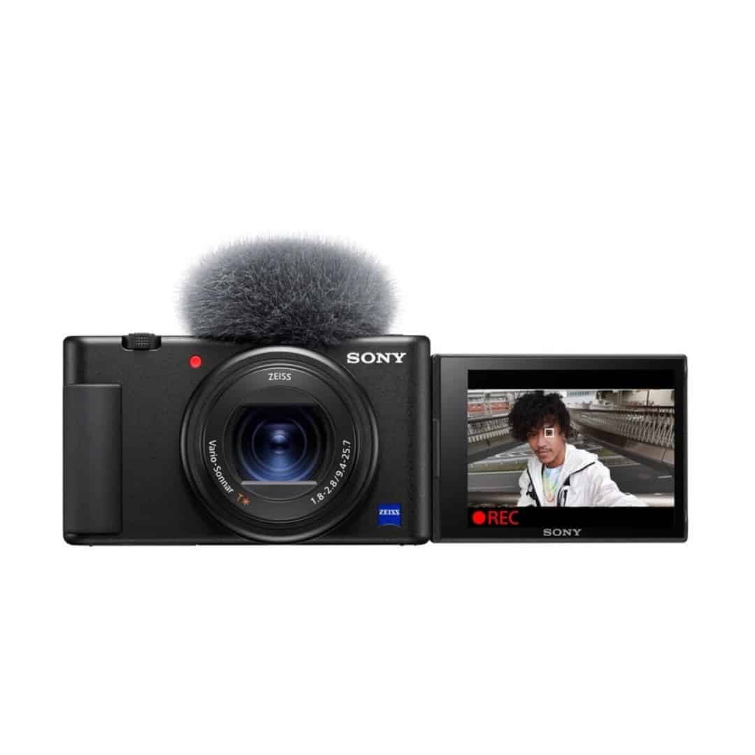 Photo of the Sony ZV-1 camera for vlogging.