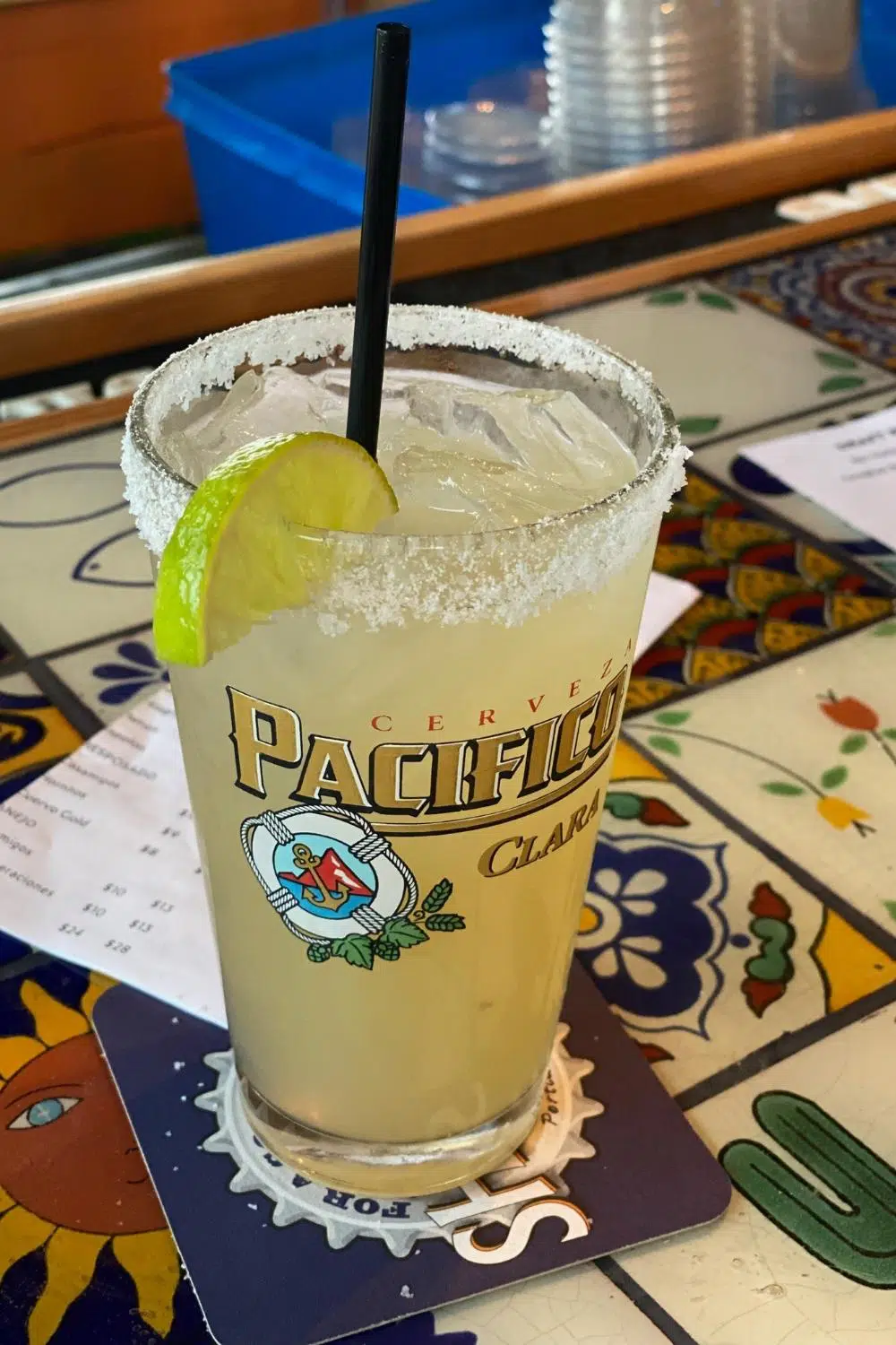 Photo of the House Margarita at Jalapeño's Cantina.