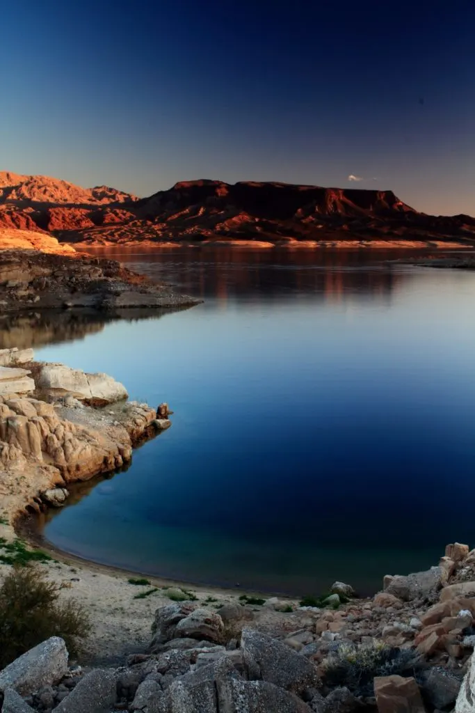 Photo of Lake Mead in Nevada.