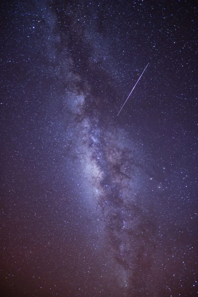 Photo of the Milky Way galaxy from the Big Island of Hawaii.