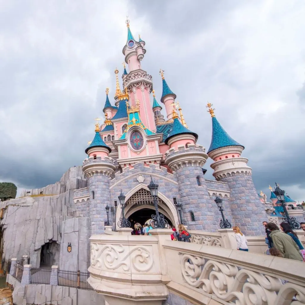 Photo of Sleeping Beauty's Castle at Disneyland Paris.