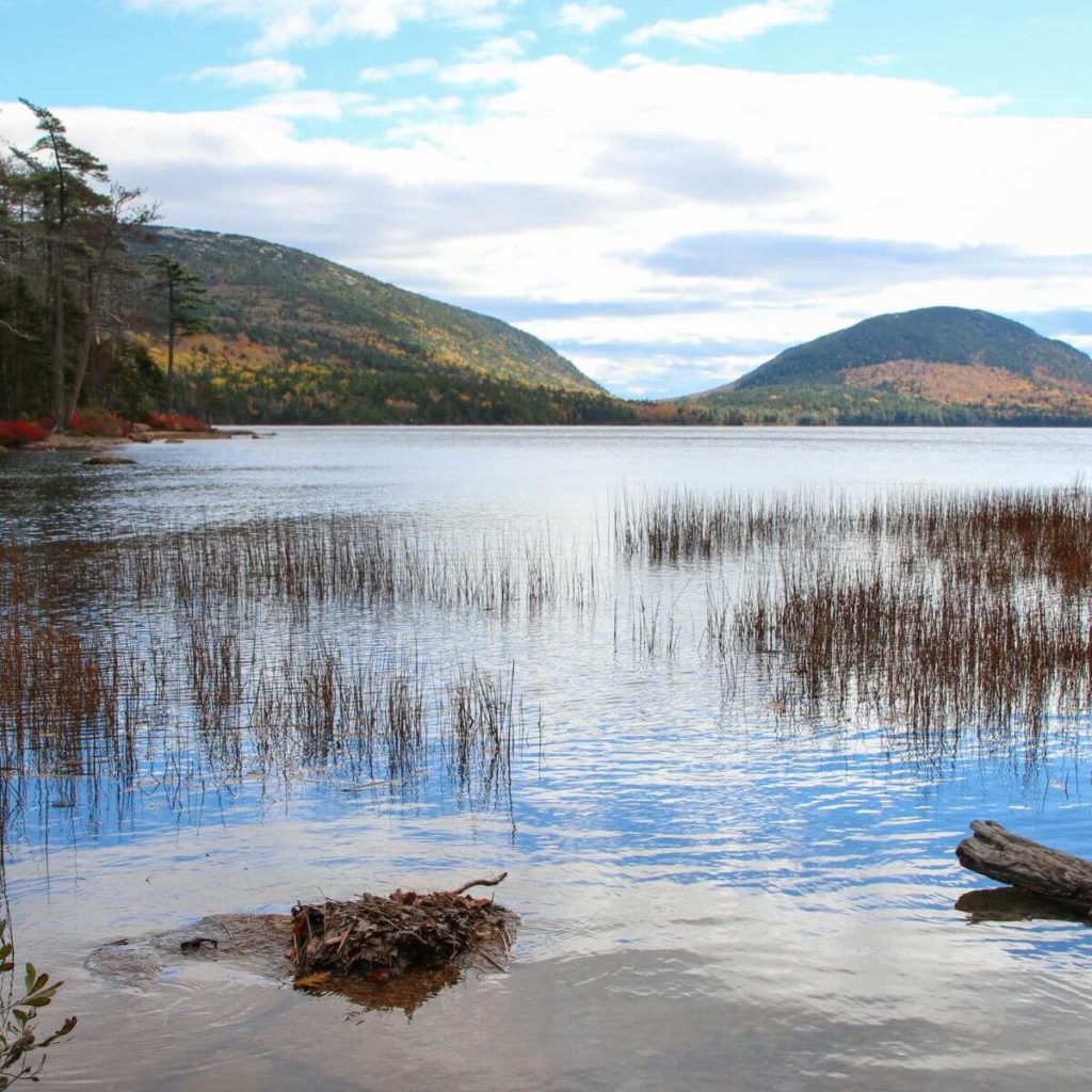 Photo of Eagle Lake in Acadia National Park.