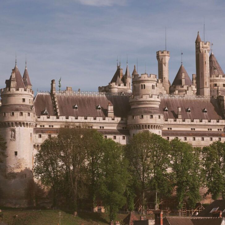 Photo of Chateau de Pierrefonds in France.