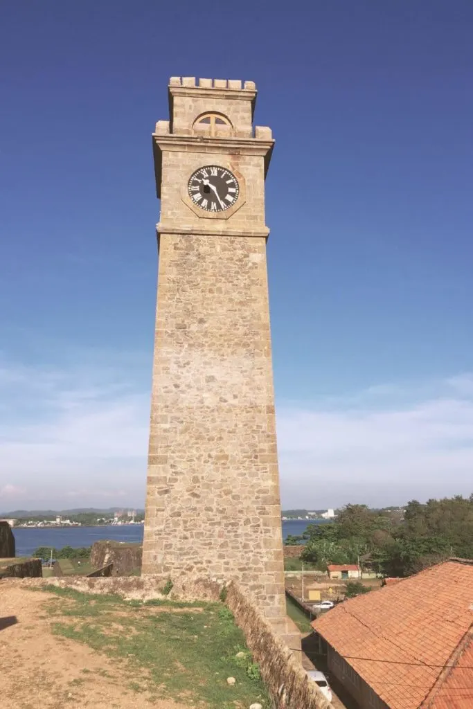 Photo of the Clock Tower in Galle Fort.