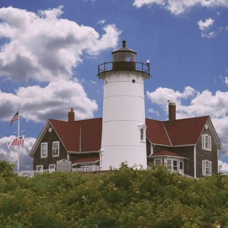 Photo of Nobska Lighthouse in Falmouth, MA.