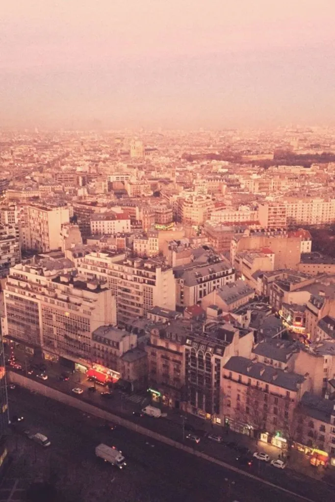 Photo of Montparnasse area of Paris, France.