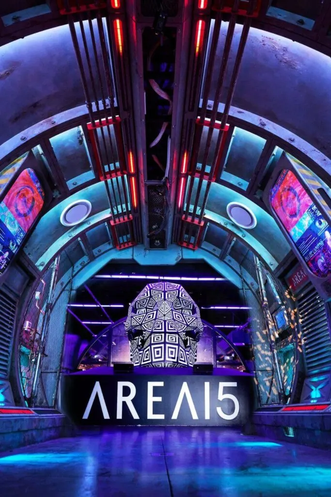 The Vortex entry at AREA15 in Las Vegas.