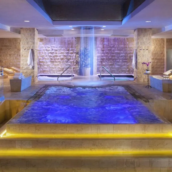 Roman Baths at Qua Spa inside Caesars Palace.